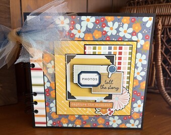Photos Tell the Story - Completed mini scrapbook album