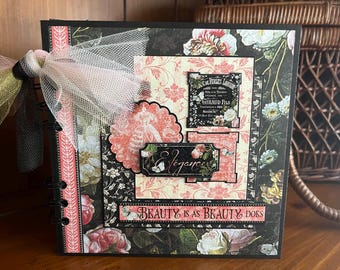 Elegance (Beauty Is As Beauty Does) - Completed mini scrapbook album