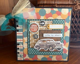 Memory Lane (Nostalgia) - Completed mini scrapbook album