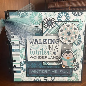 Walking in a Winter Wonderland - Completed Scrapbook Album