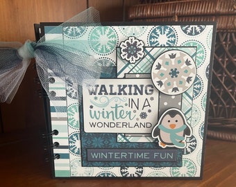 Walking in a Winter Wonderland - Completed Scrapbook Album