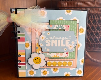 Always Smile (Have a Nice Day) - Completed mini scrapbook album