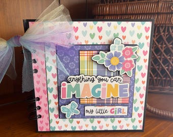My Little Girl (Anything You Can Imagine) - Completed mini scrapbook album