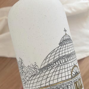 Custom Wedding Venue Vase - Hand Drawn Vase Made To Order - Ceramic Vase With Venue Illustration - Personalised Wedding Gift Bild 9