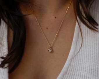 Diamond Necklace - Etsy Australia