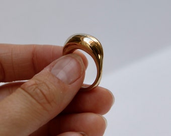 SIGGY RING Organic Pebble Shaped Chunky ring Jac&Hugo Australia
