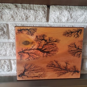 Fractal Wood Art (struck-by-lightning effect)