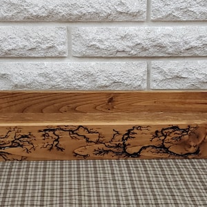 Fractal Wood Art Table Décor Box as Centerpiece