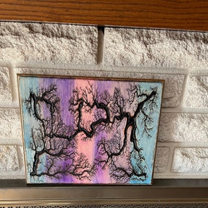Fractal Wood Art 8 x 10 (struck-by-lightning effect)