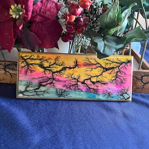 Fractal Wood Art 4X10 (struck-by-lightning effect)