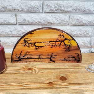 Fractal Wood Art (struck by lightning effect)