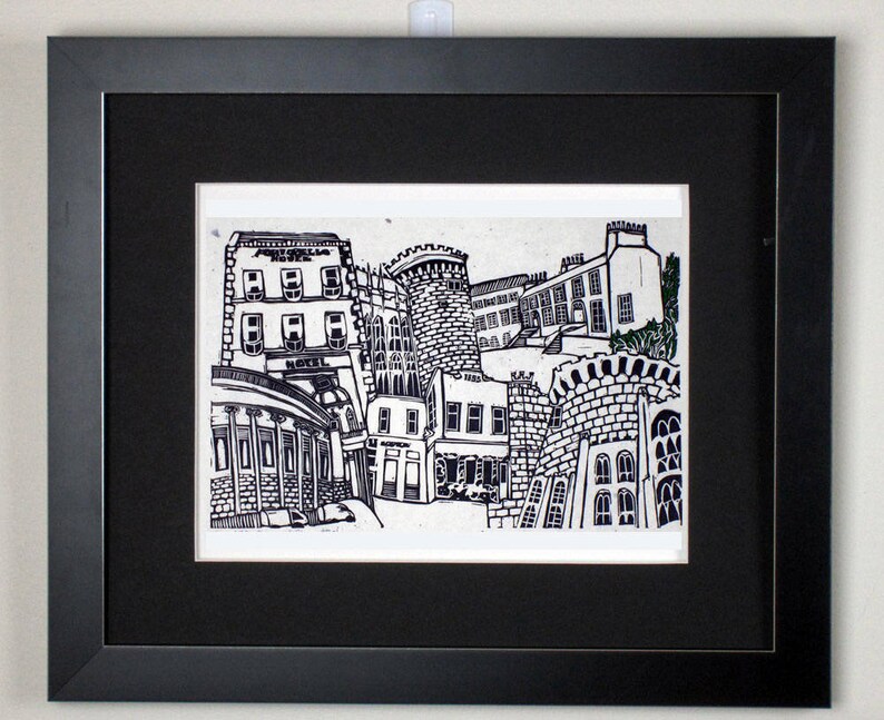 50 Shades of Green#I limited edition linoprint