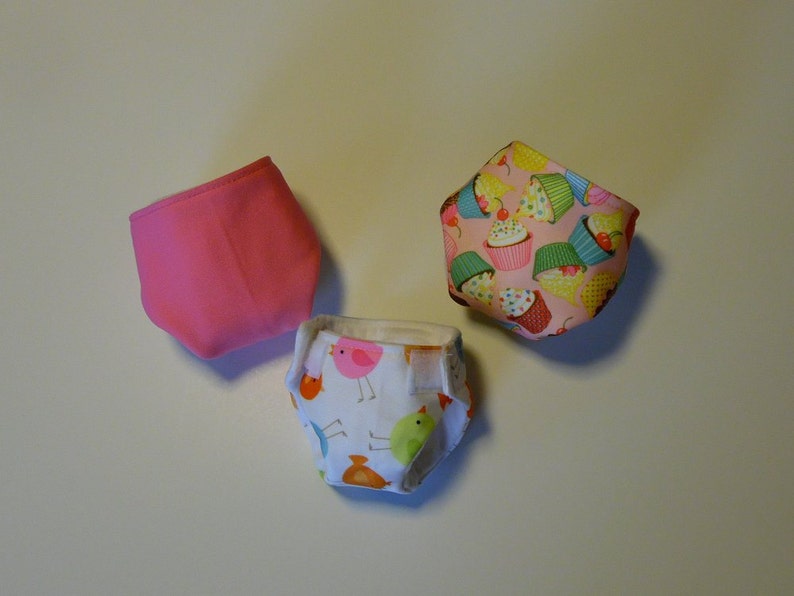 Waterproof Diaper for Baby Alive Reusable Baby Alive Diapers Doll Clothes 1 MEDIUM Reusable Doll Diapers Many Colors