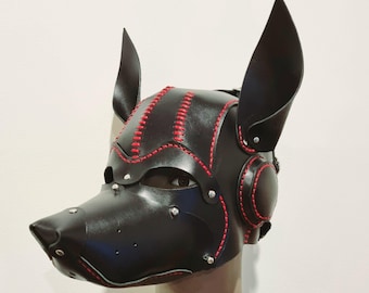 Puppy Hood with Detachable Muzzle