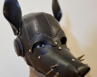 Puppy Hood with Detachable Muzzle