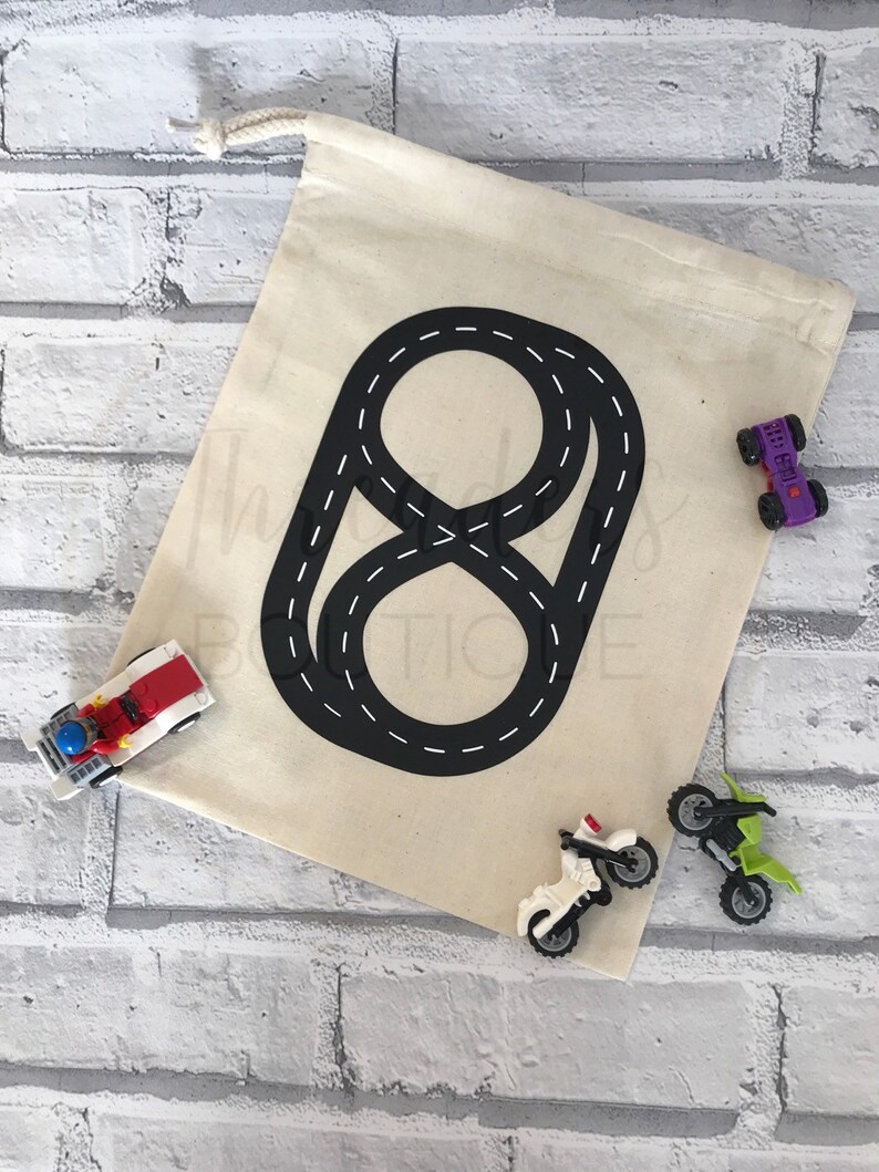 Personalised Car Track Bag. Racing Track Bag. Toy Car Bag. Etsy