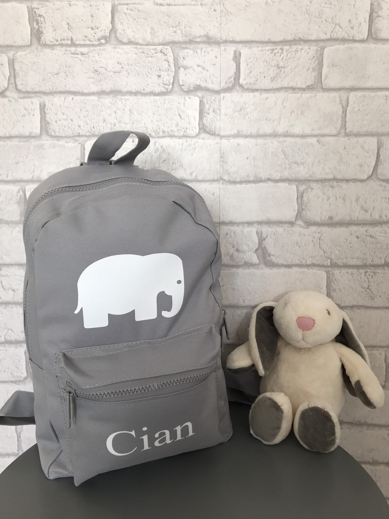 personalised elephant backpack