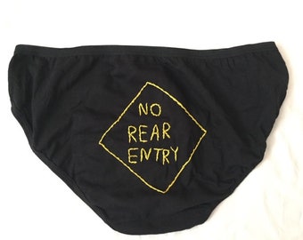 Graffiti Panties Funny bordado bragas ropa interior de algodón