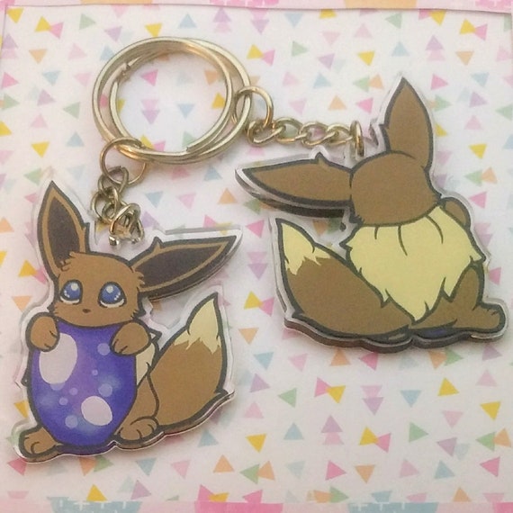 Chaveiros Pokémon - Eevelutions - Eevee & Evoluções - Pokémon Keychain