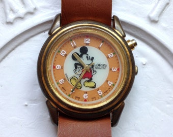 Vintage Watch "Mickey Mouse" ,Japan watch , Disney Watch