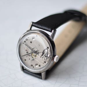 Skeleton Watch Pobeda Vintage Watch zdjęcie 1