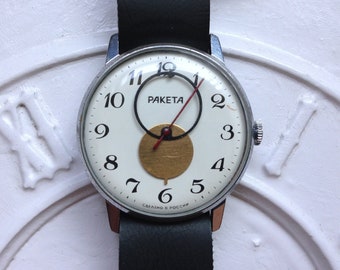 Vintage watch &quot;Copernicus&quot; , Copernicus watch, Sun and Moon watch