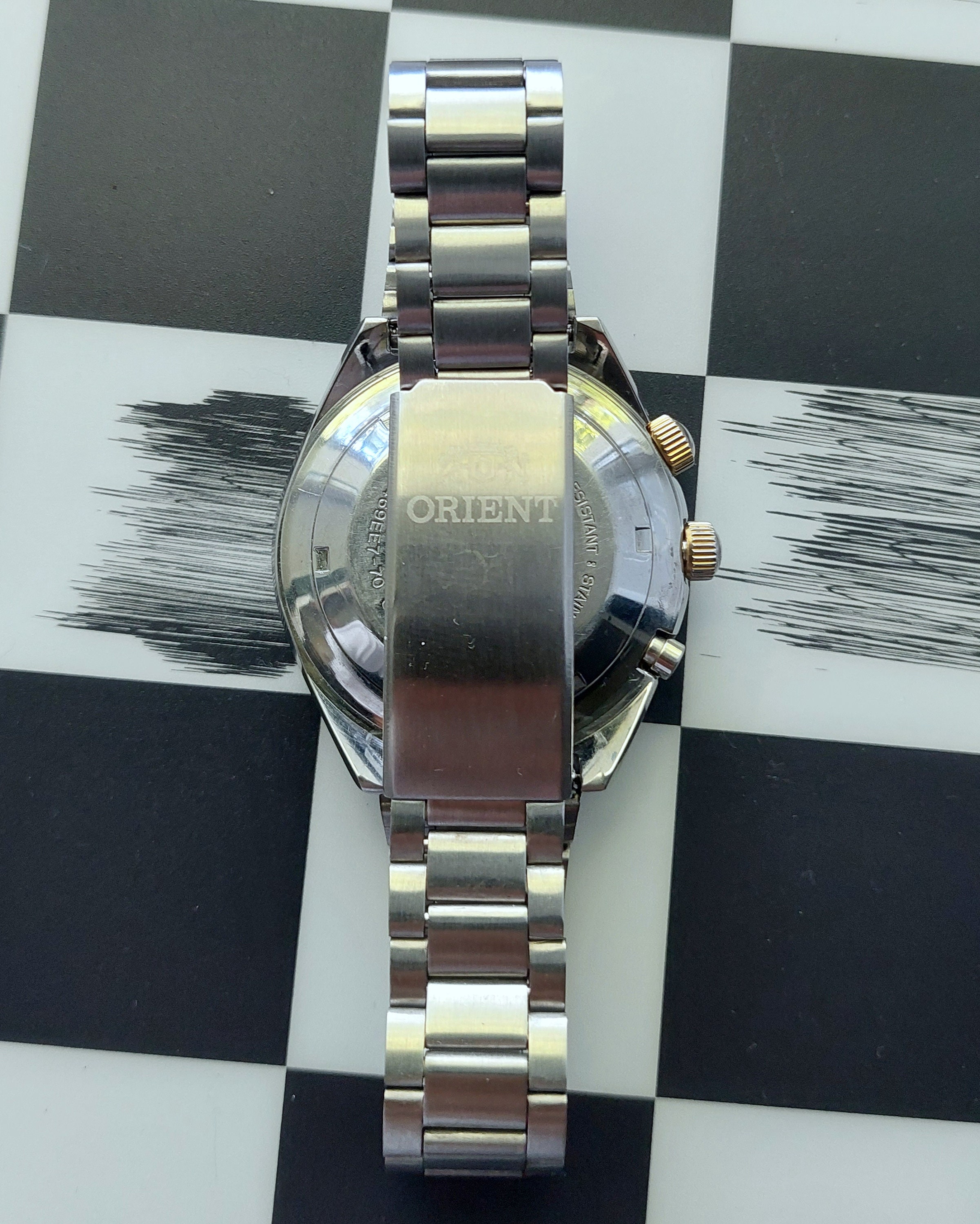 ヴィンテージ オリエント GMT ウォッチ：日本製自動巻きメンズウォッチ