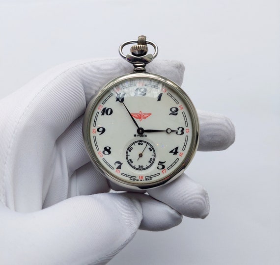 Polar Express watch, Pocket watch "Molnija", Chri… - image 4