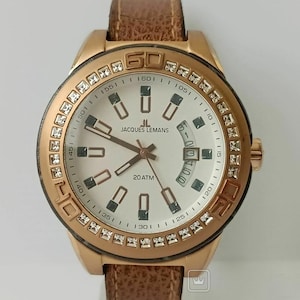 Schweizer Uhr &quot;Jacques Lemans&quot;, Vintage Uhr , Herrenuhr ,Mechanische Uhr Herrenuhr - Quarzuhr