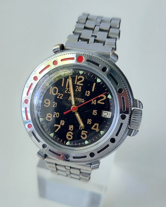 Divers watch"Vostok" ,Soviet watch  ,  Mens watch,