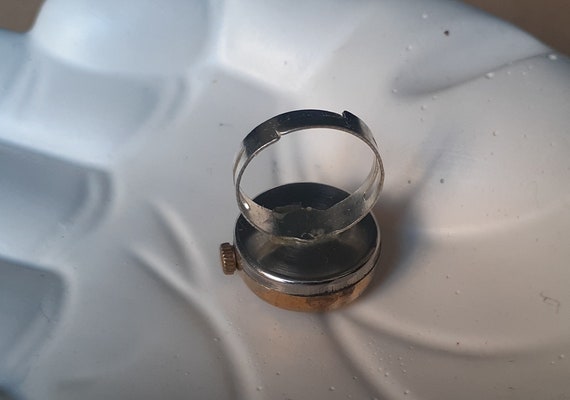 Vintage watch ring  "Chaika", ring watch ,Soviet watch, ladies watch  montre femme View 6