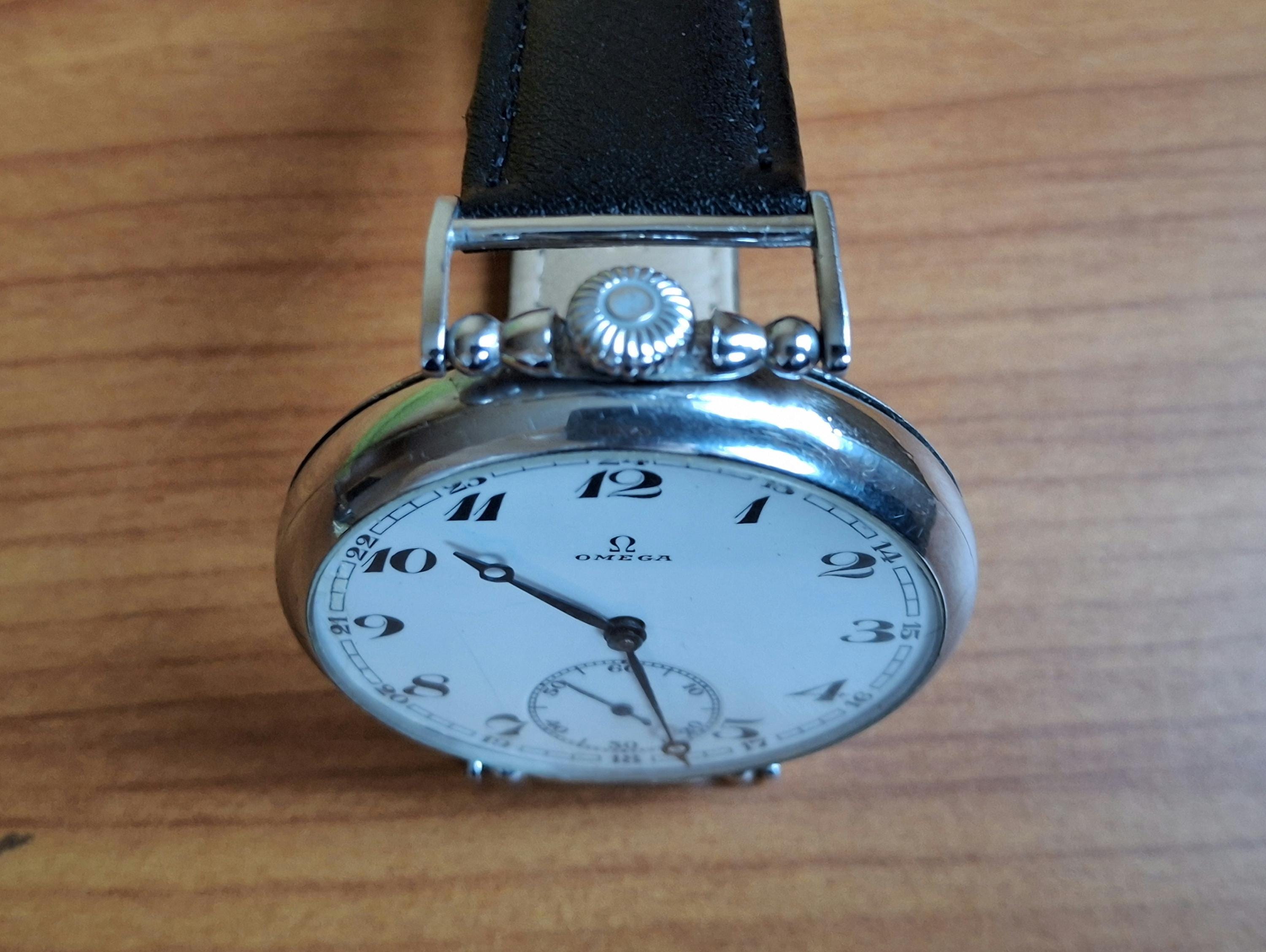 Antique Omega Swiss Watch: 1930s Mechanical Movement, Nagata
