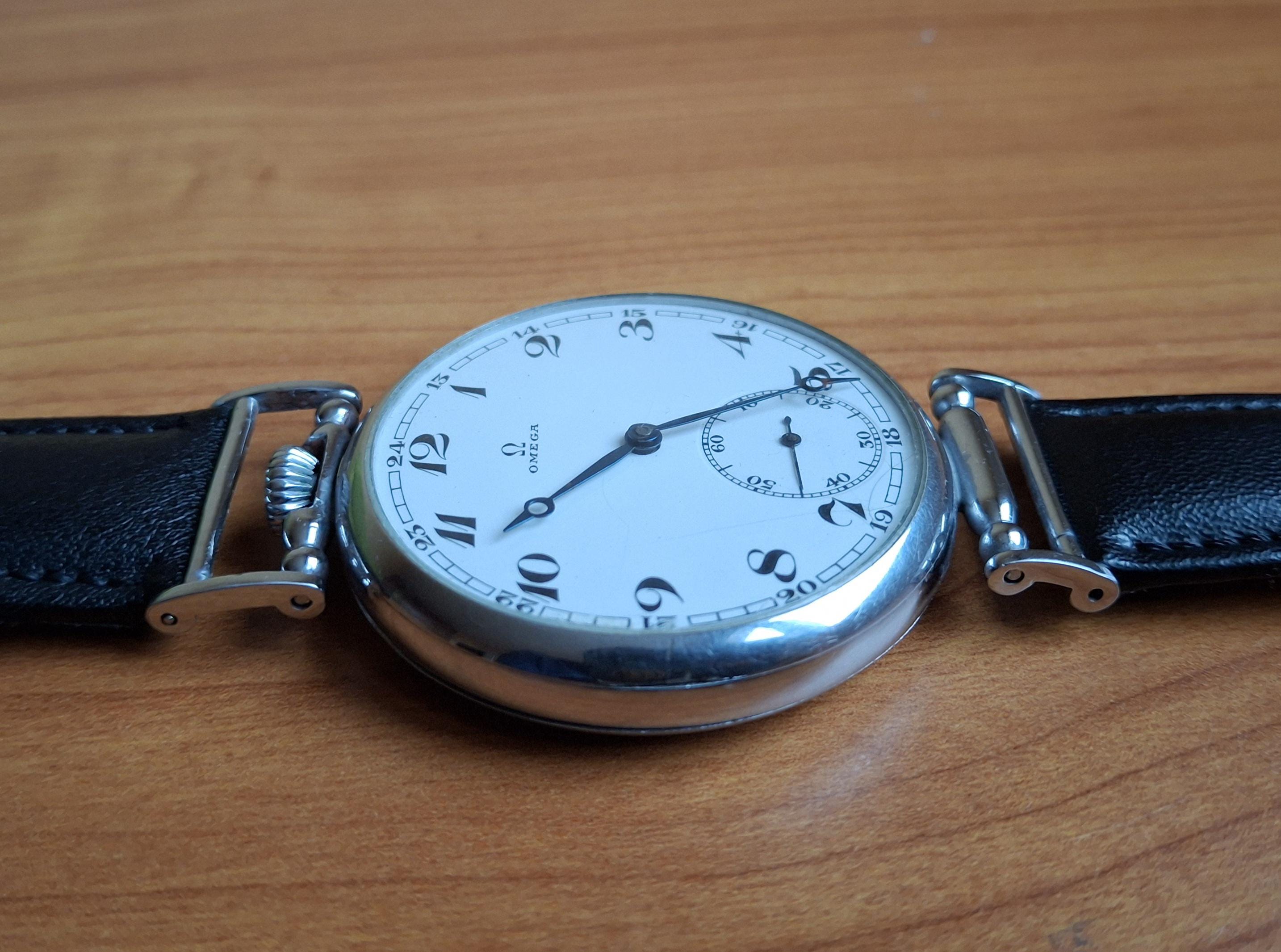 Antique Omega Swiss Watch: 1930s Mechanical Movement, Nagata