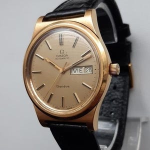 Vintage Omega watch "Genève" Ref. 166.0169 Automatic Men’s Watch, Swiss Watch, Omega watch, Antique watch, Old Swiss watch