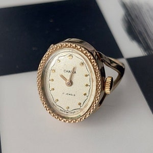 Vintage ring watch "Chaika", Watch ring , ring watch