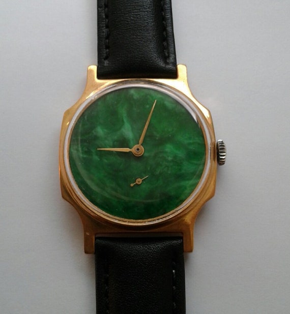 Soviet watch "Pobeda" - Malachite watch - image 3