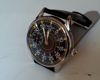 Aviator watch  "Molnija" , Soviet watch, Pilot watch