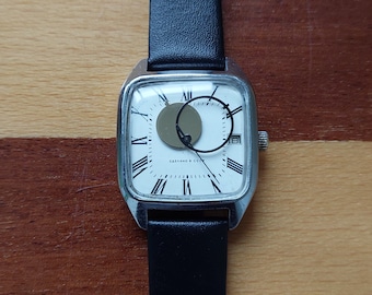 Vintage Copernicus Watch: Sun & Moon Mechanical Watch, USSR Made