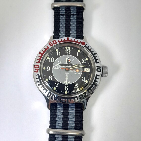 Komandirskie watch, Divers watch "Vostok" ,Soviet watch,  Mens watch, Mechanical watch , Vostok watch,