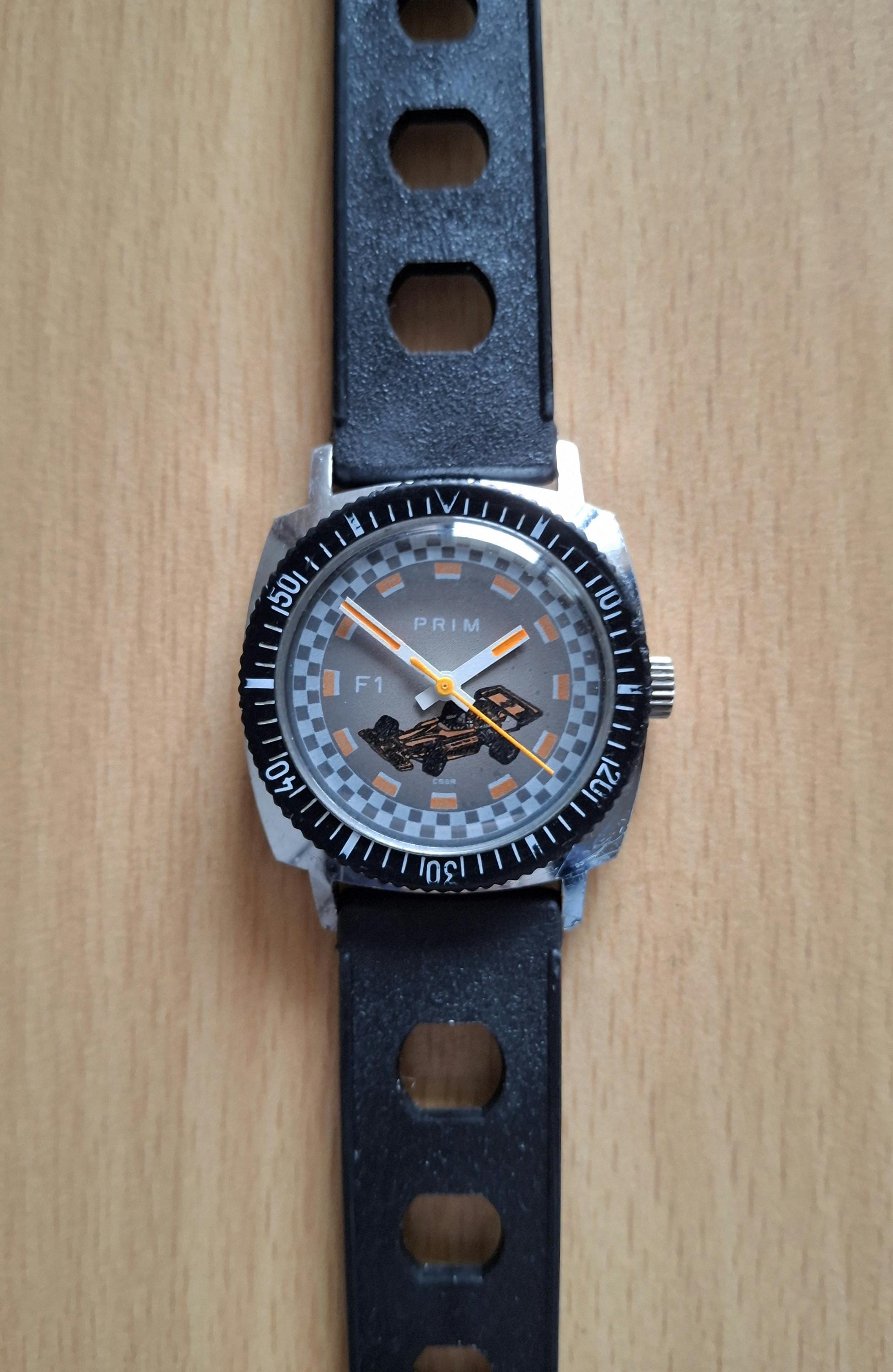 Vintage Prim F1 Racing Watch: 17 Jewels, Made in Czechoslovakia - Etsy