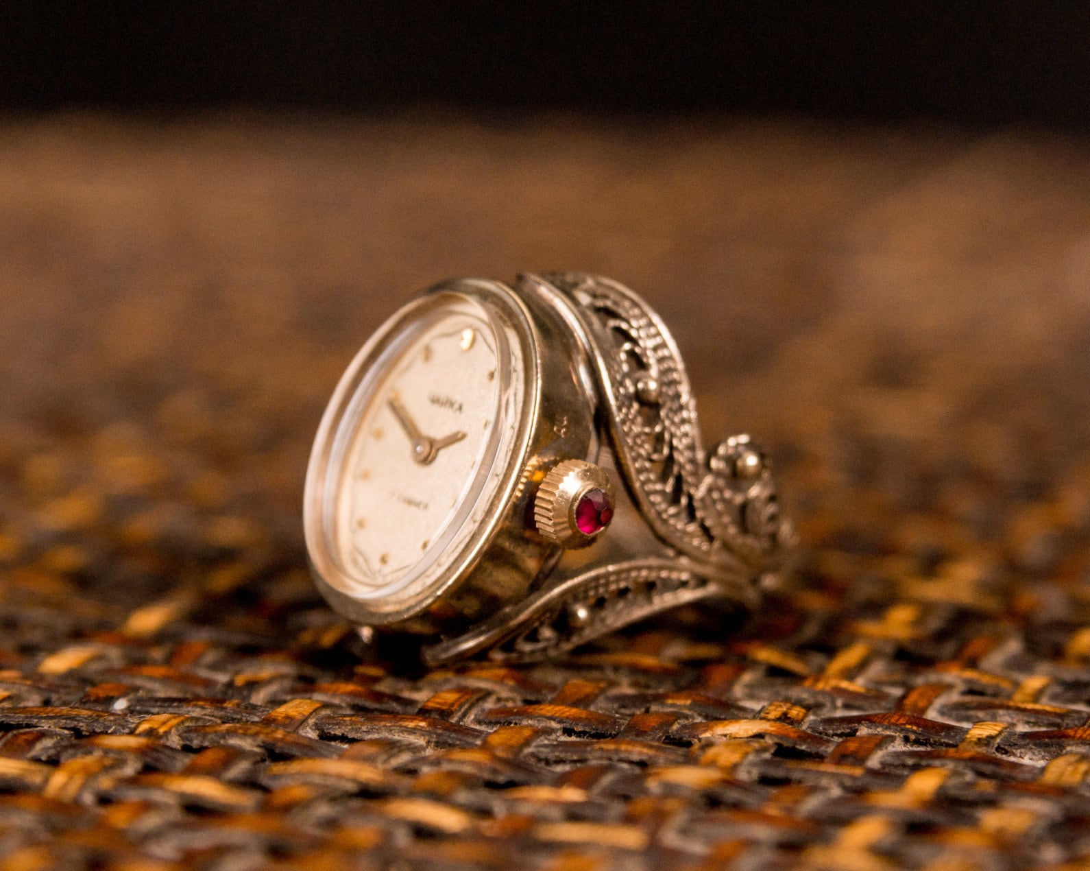 Orologio Ad Anello Ibasenice Glitterato Argento, Quadrante Rotondo Con Cinturino Elastico, Regalo Moda