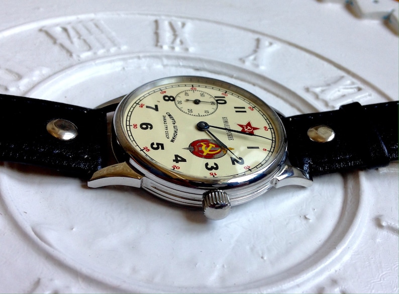 Soviet watch Molnija Death to spies, Vintage Watch ,Pocket watch, Ukraine watch zdjęcie 7