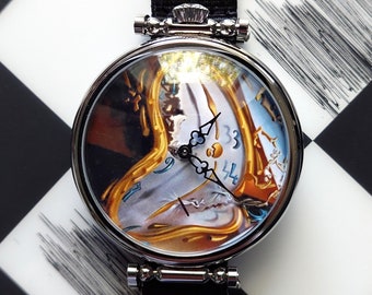 Soft Watch, Sovjet-horloge "Molnija", Melting Watch, Persistence of Memory van Salvador Dali horloge, Herenhorloge