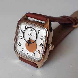 Vintage Watch "Copernicus" , Sun and Moon watch, sun moon watch, round hands watch