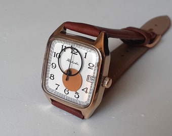 Vintage Watch &quot;Copernicus&quot; , Sun and Moon watch, sun moon watch, round hands watch