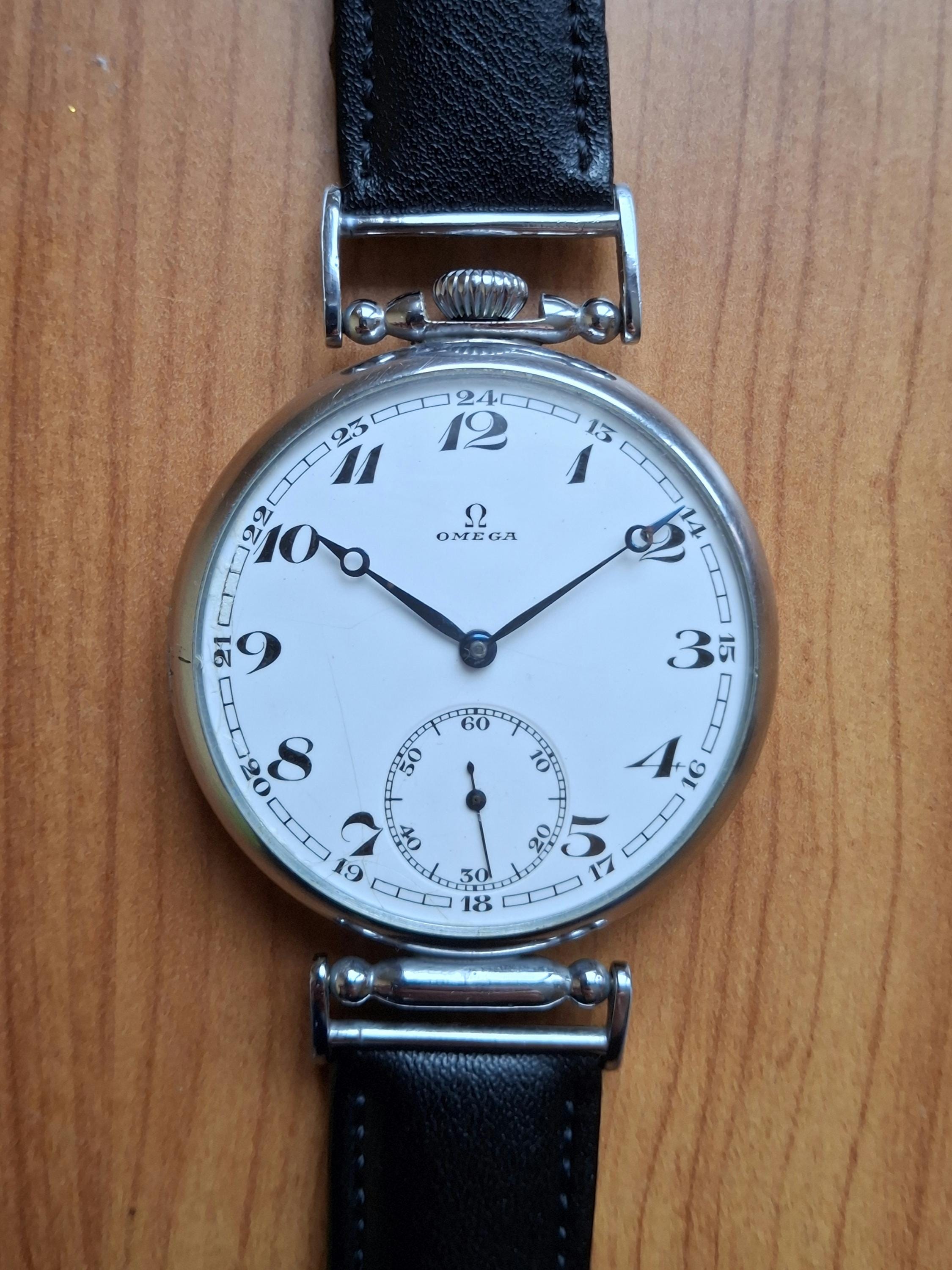Antique Omega Swiss Watch: 1930s Mechanical Movement, Nagata