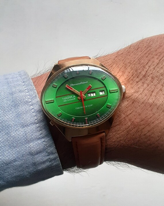 Soviet watch "Seagull" ,Men's watch, Automatic Watch ,classic watch, Ukraine watch, Soviet watch ,Vintage Watch ,Mens watch View 3