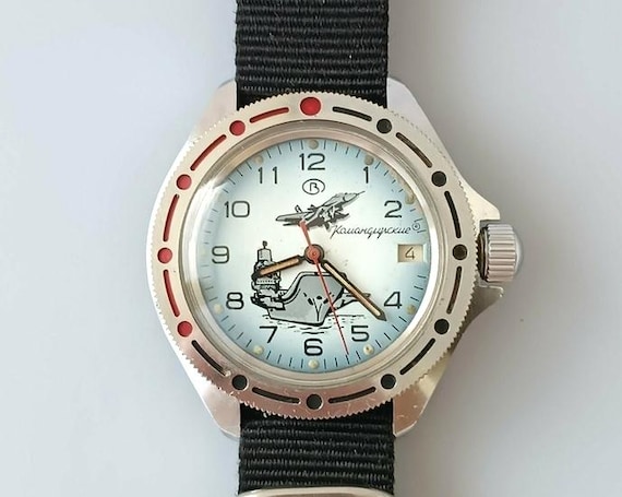 Divers watch "Vostok" ,Soviet watch  ,  Mens watch, Mechanical watch ,vostok watch, komandirskie