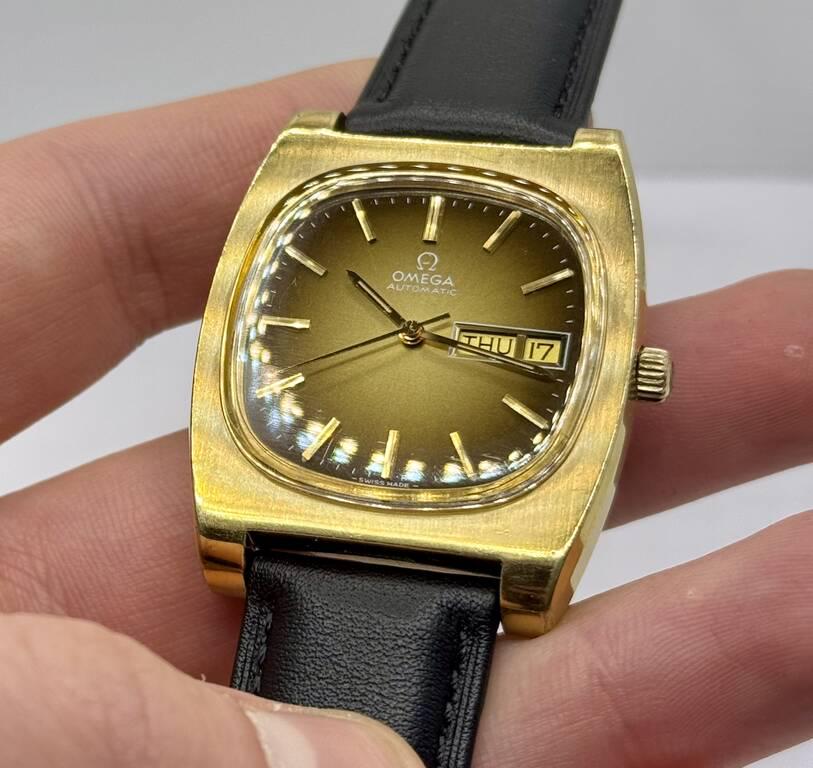 Vintage Omega Genève Automatic Gold Plated Men's Watch (1974) - Etsy