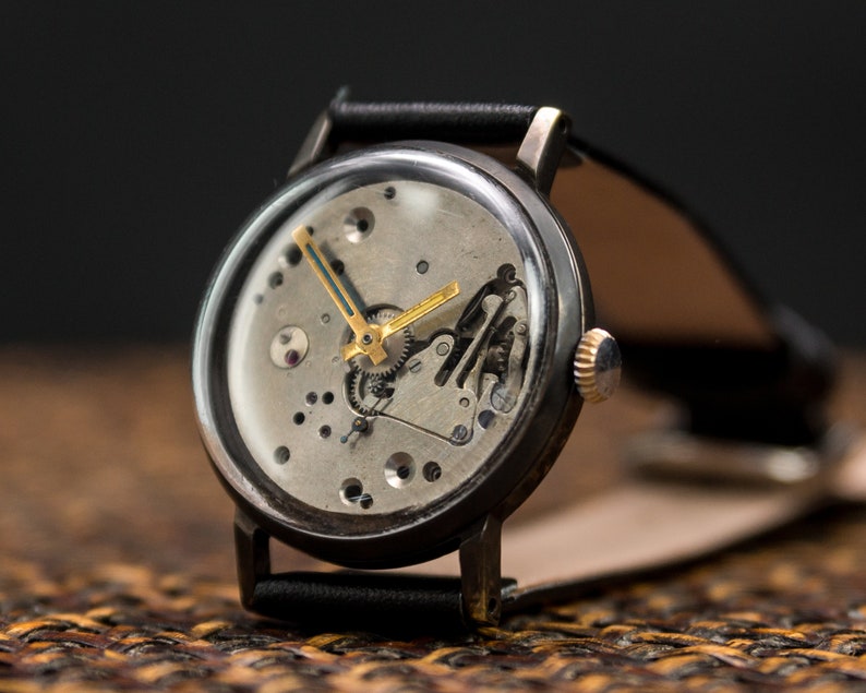 Skeleton Watch "Pobeda" - Vintage Watch image 3